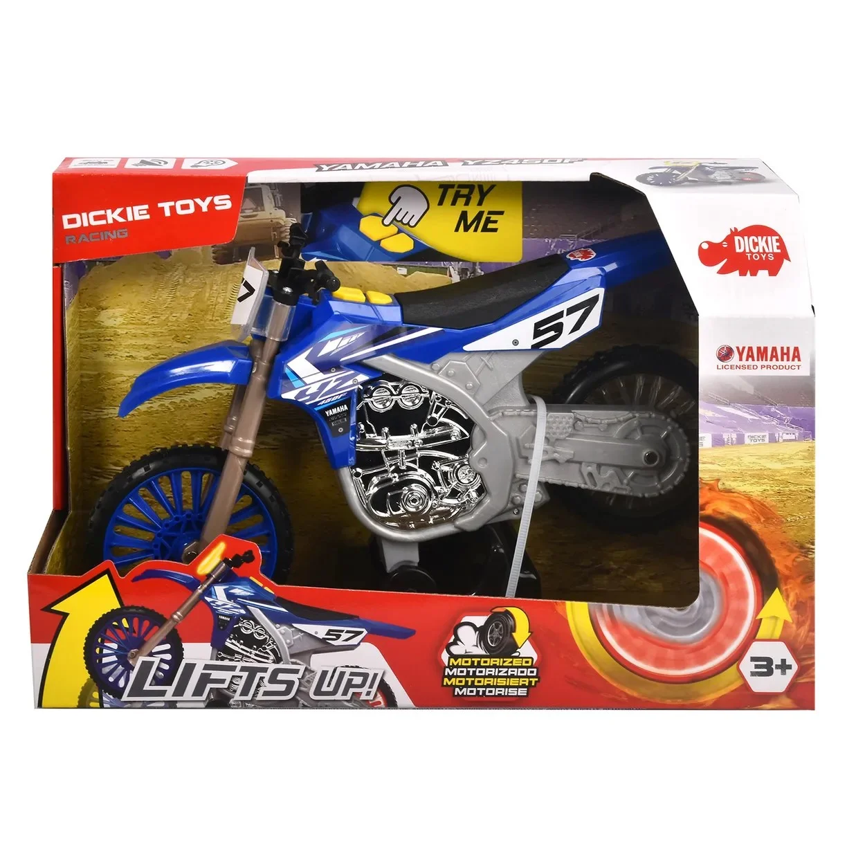 Мотоцикл Yamaha YZ Dickie Toys - миниатюра 3