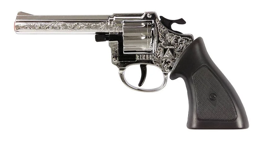 Пистолет Sohni-Wicke Ringo Agent, 8-зарядные Gun, хром, Western 198 mm - миниатюра 2