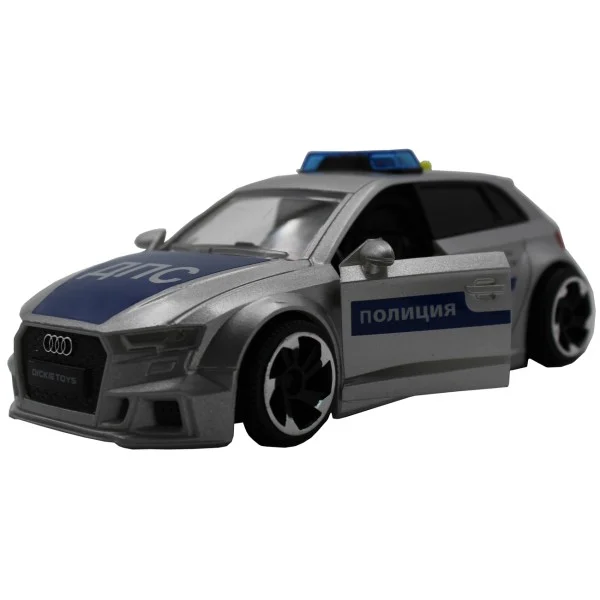 Полицейская машинка Audi RS3 фрикционная - миниатюра 5