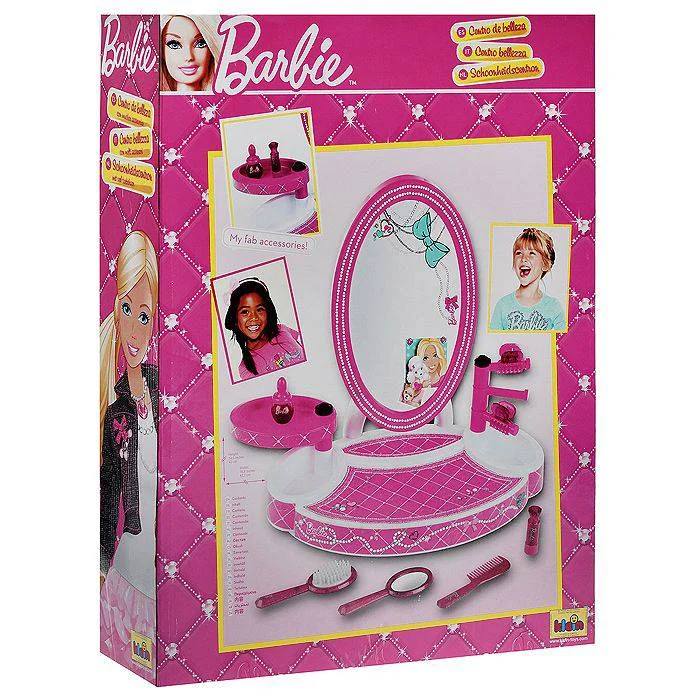 Туалетный столик с аксессуарами Barbie - миниатюра 2