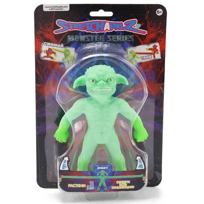 Фигурка-тянучка Монстры 14 см Зигги Stretchapalz 558254-3 - миниатюра 2