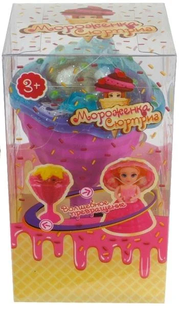 кукла-трансформер «Мороженка-Сюрприз»,6х6х9 см,6 видов ароматов 1toy - миниатюра 2