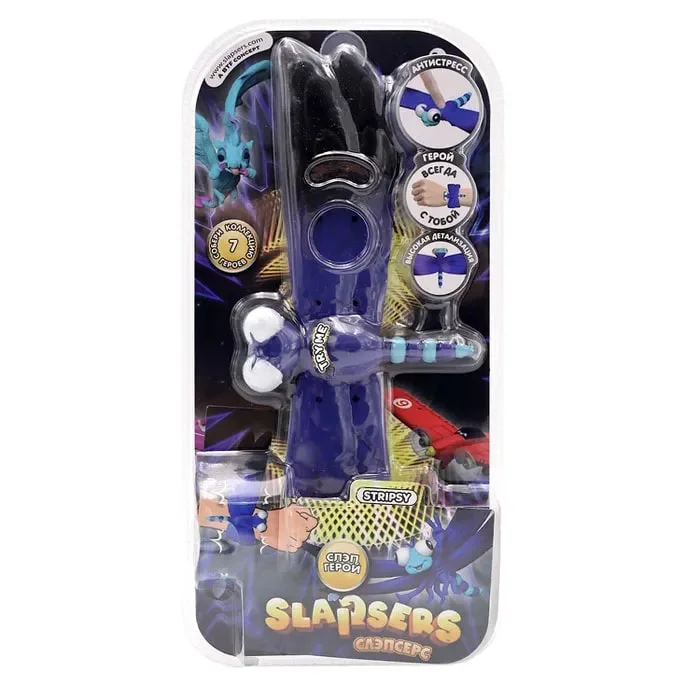 Фигурка-тянучка Резиновый СЛЭП герой Стрипси Slapsers 501977-4 - миниатюра 3