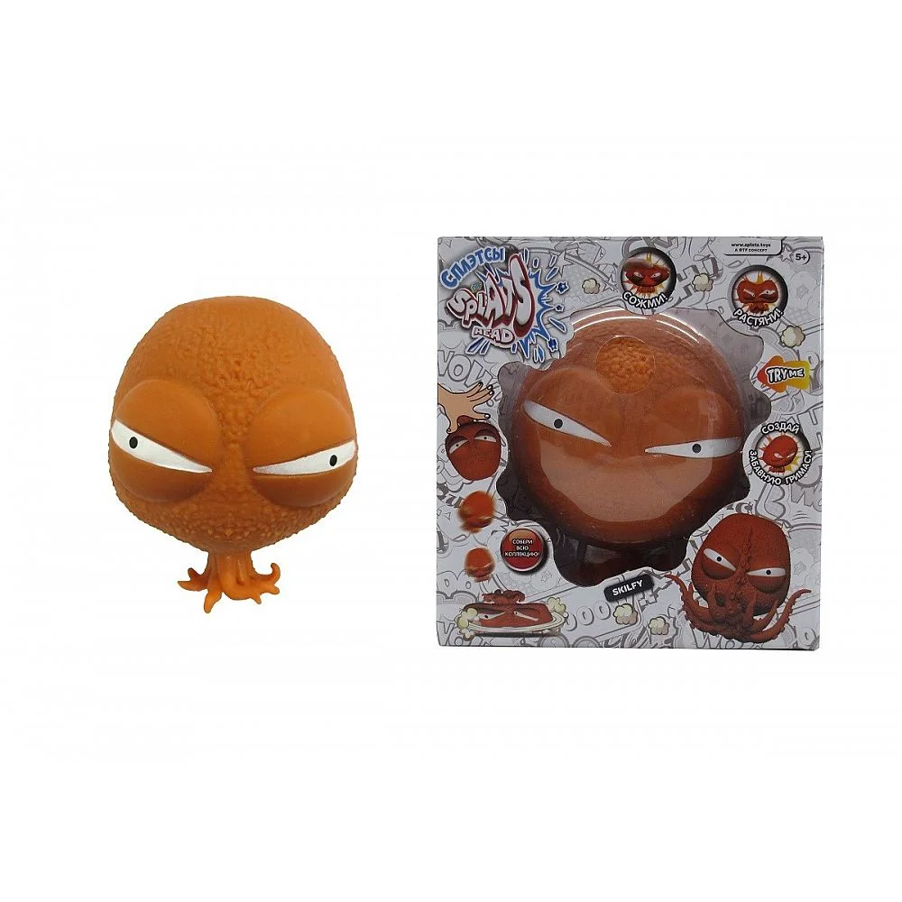 Фигурка-тянучка Splats Head Сплэтсы Скилфи - изображение 1