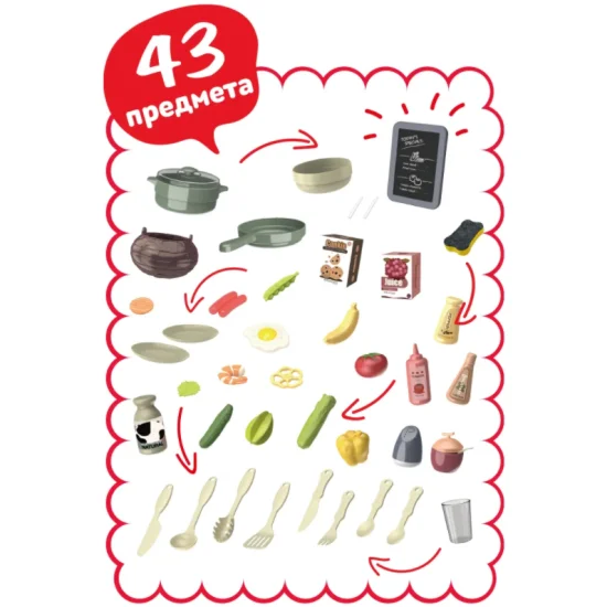 Детская игровая кухня Cooking Studio - миниатюра 2