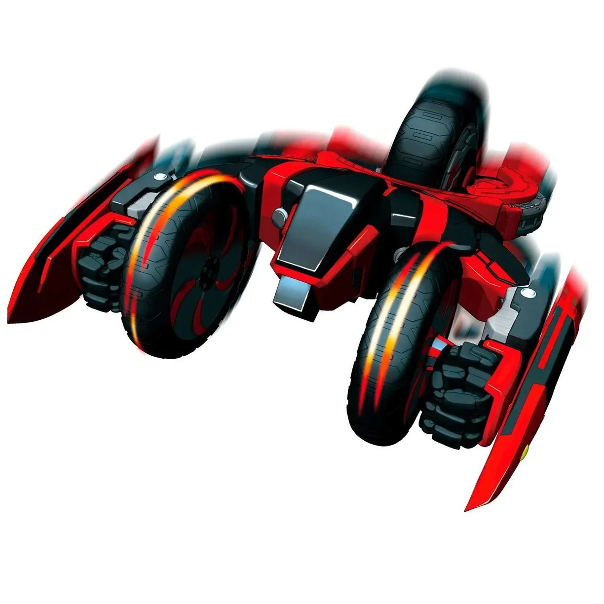 Волчок-трансформер 2-в-1 Spin Racers Хитрец с аксессуарами - миниатюра 2
