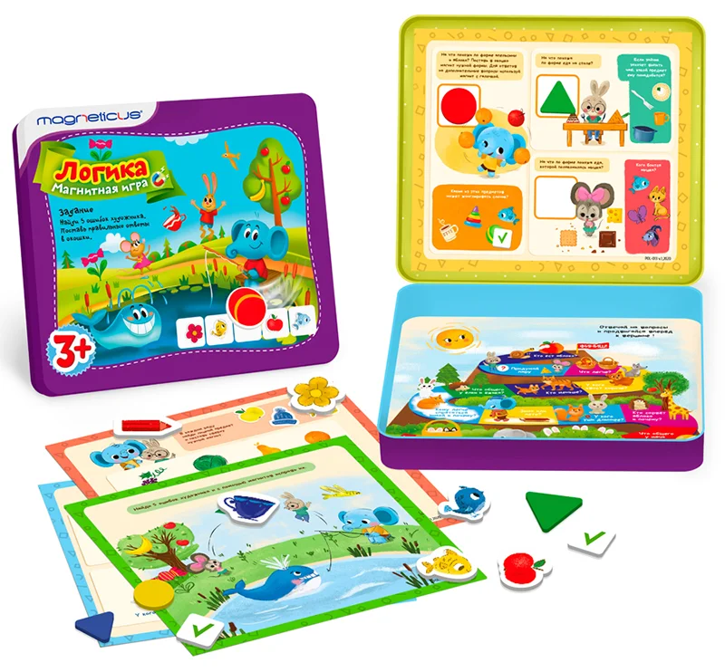 Игровой набор Логика в металлической коробке - миниатюра 2