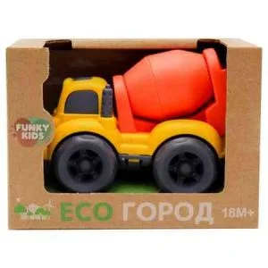 Эко-машинка 10 см, бетономешалка FT0278079 - миниатюра 2