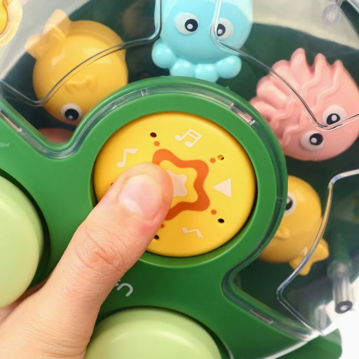 Игрушка для ванны «Морская черепашка» музыкальная крошка я 10251601 - миниатюра 3