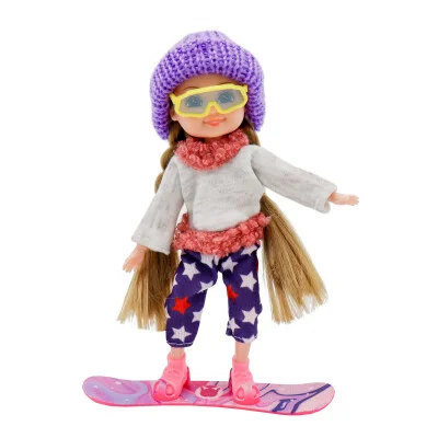 Шарнирная кукла Тесса на сноуборде Funky toys - миниатюра 4