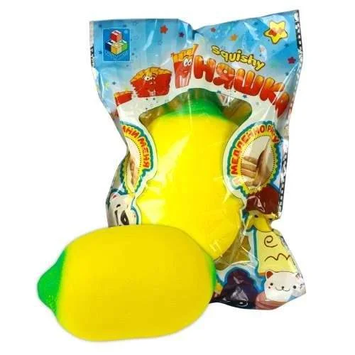 Антистресс мммняшка squishy (сквиши), лимон