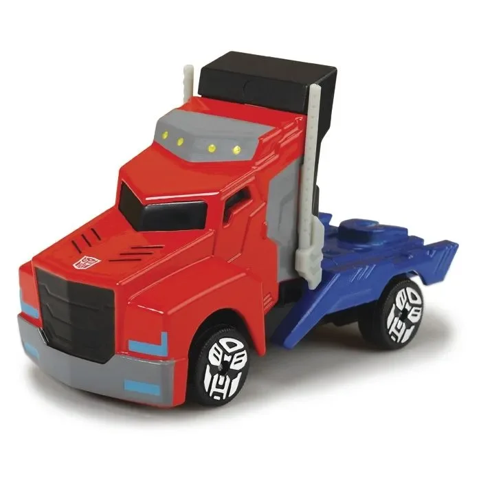 3111001 Трансформеры машинка с подсветкой и 3D карточка Die-Cast 7 см Dickie Toys - миниатюра 2