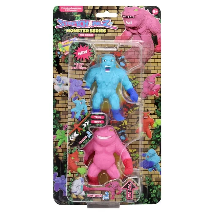Фигурки-тянучки Stretchapalz Monsters/Монстры 8 см. 2 героя в наборе 108729-3 - миниатюра 2