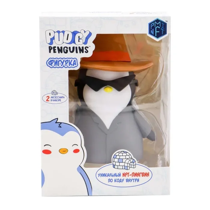 Фигурка Pudgy Penguins в шляпе - миниатюра 4