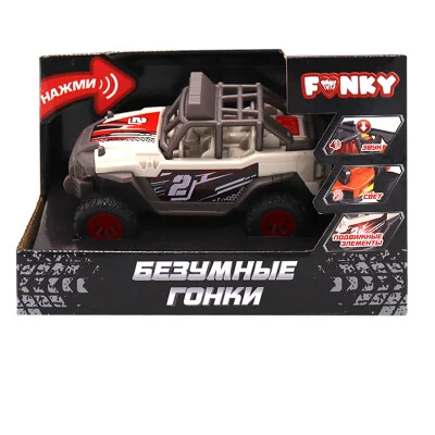 Машинка Funky Toys Jeep безумные гонки - миниатюра 2