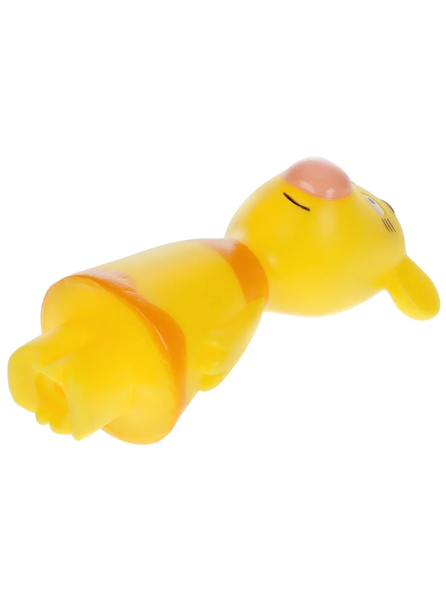 335723 Игрушка для ванны Оранжевая корова Зо 10см КАПИТОШКА в кор.200шт - миниатюра 5