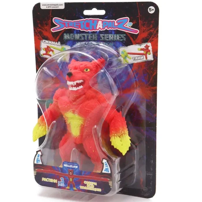 Фигурка-тянучка Stretchapalz Monsters/Монстры 14 см Волк с клешнями 558254-6 - миниатюра 2