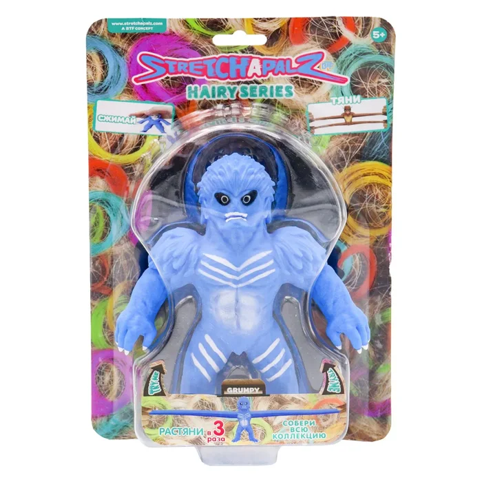 Фигурка-тянучка Stretchapalz Yeti/Йети 14 см Сердитый