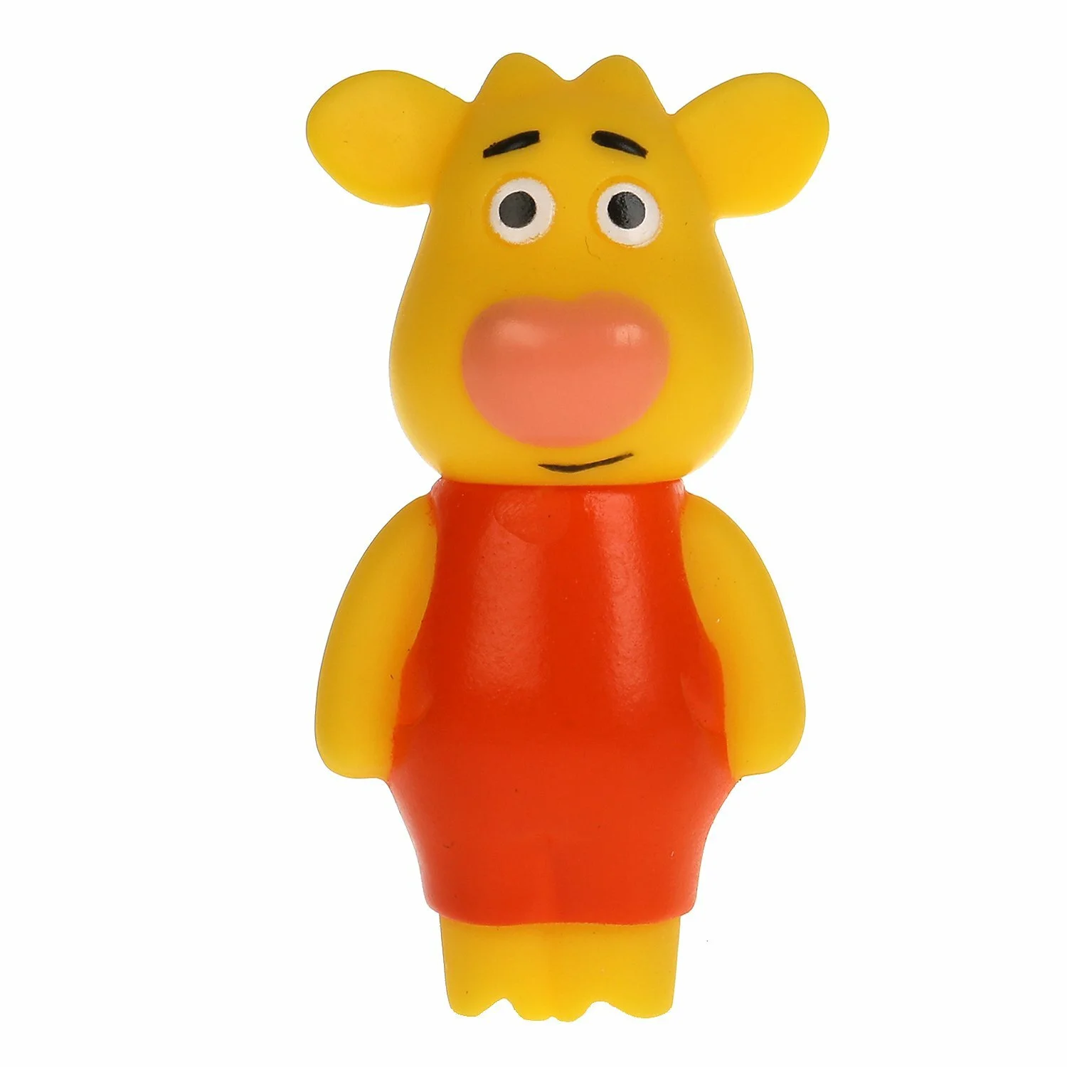 335724 Игрушка для ванны Оранжевая корова Бо КАПИТОШКА в кор.200шт - изображение 1