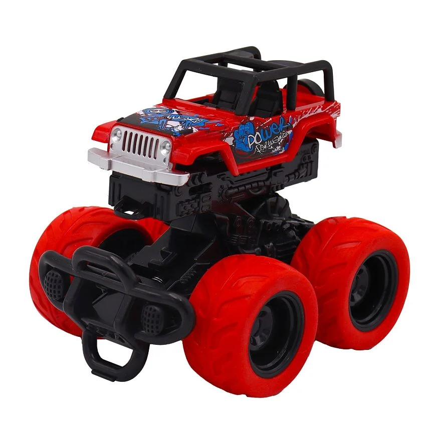 Фрикционная машинка-сафари Funky Toys, с краш-эффектом, 4х4, красная - изображение 1