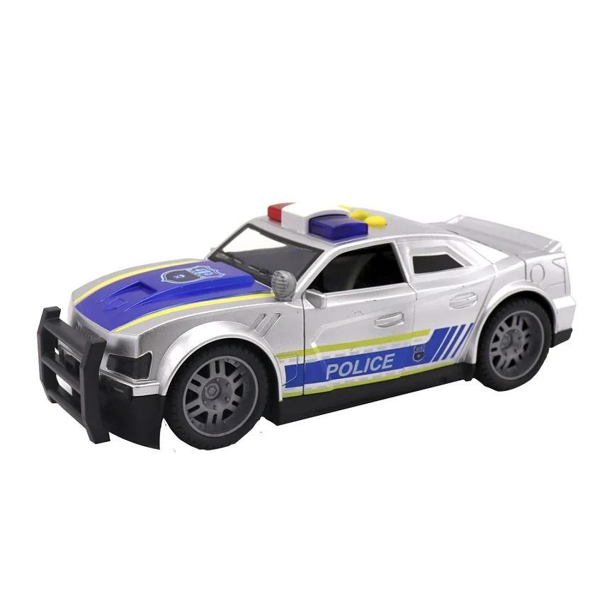 Фрикционная полицейская машина Funky Toys Скорость мегаполиса, со светом и звуком, открывающиеся двери, 25 см - миниатюра 2