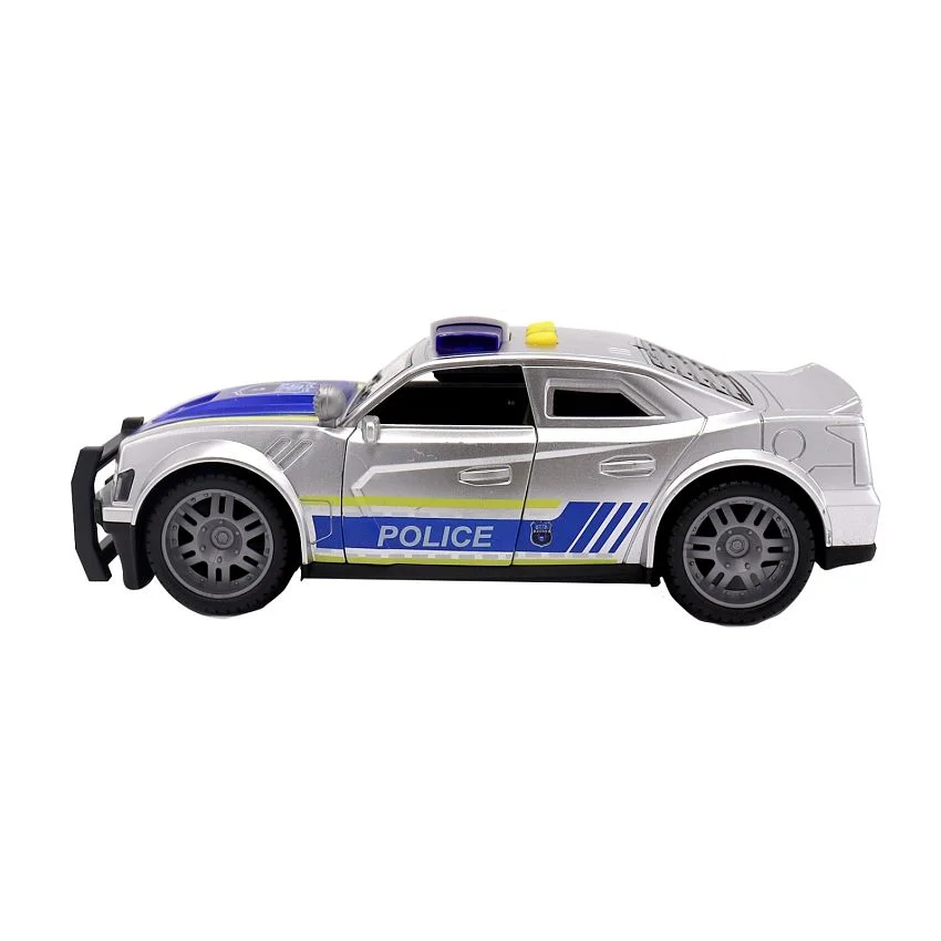 Фрикционная полицейская машина Funky Toys Скорость мегаполиса, со светом и звуком, открывающиеся двери, 25 см - миниатюра 3