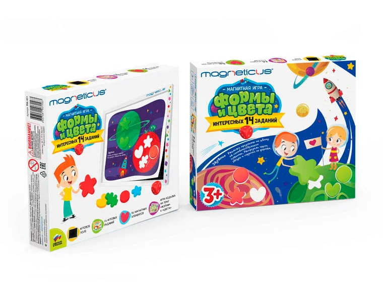 Игровой набор Формы и Цвета Magneticus - миниатюра 2