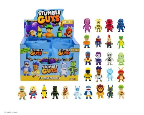Stumble Guys фигурка 5 см, во флоупаке - изображение 1