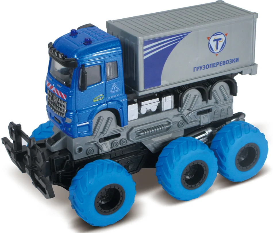 Грузовик с краш эффектом кабина die-cast - миниатюра 2