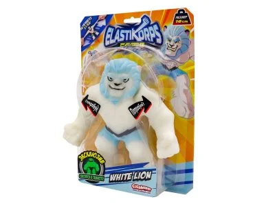 Фигурка- тянучка Elastikorps fighters Белый Лев - миниатюра 3