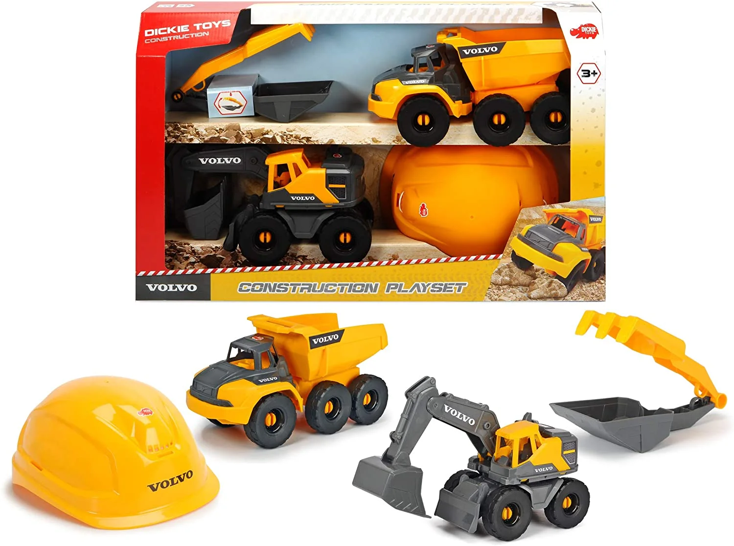 Набор Construction Volvo Dickie - миниатюра 2