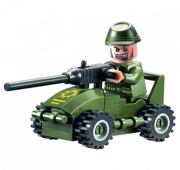 Конструктор Военный 28 деталей Brick 830Б - миниатюра 2