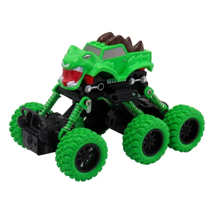 Инерционная машинка Внедорожник 6х6 зеленая Funky Toys FT97943 - миниатюра 4