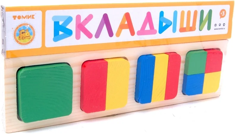 Доска-вкладыш – Геометрия, квадрат, Томик, 332 ТОМИК - миниатюра 2