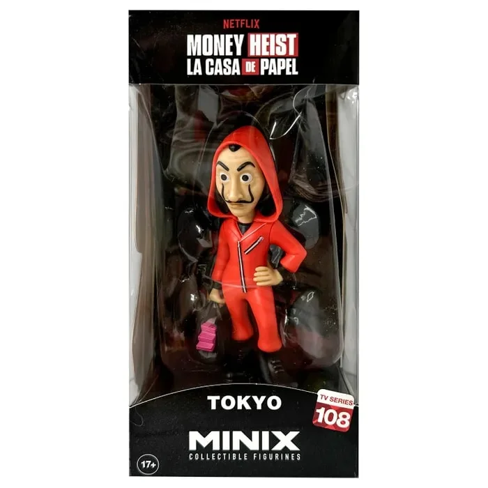 Коллекционная фигурка Money Heist Бумажный дом Токио в маске 12 см Minix 13838_ - миниатюра 3