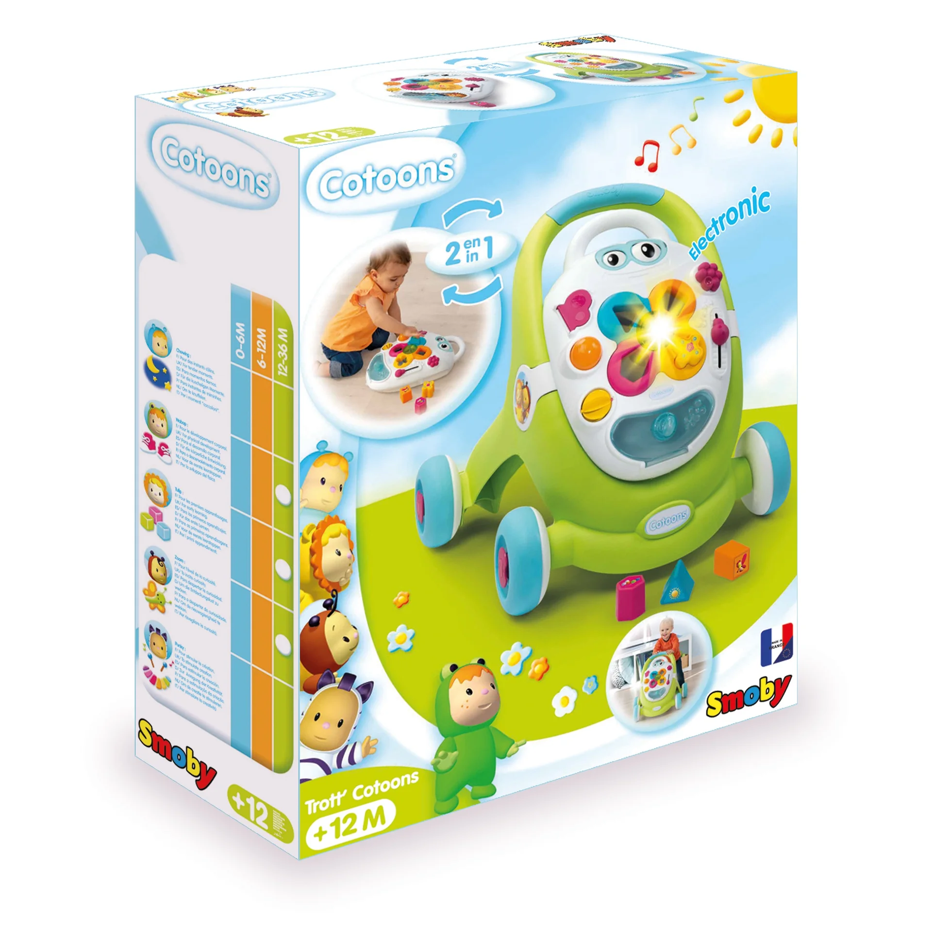 Каталка Ходунки Cotoons Smoby - миниатюра 2