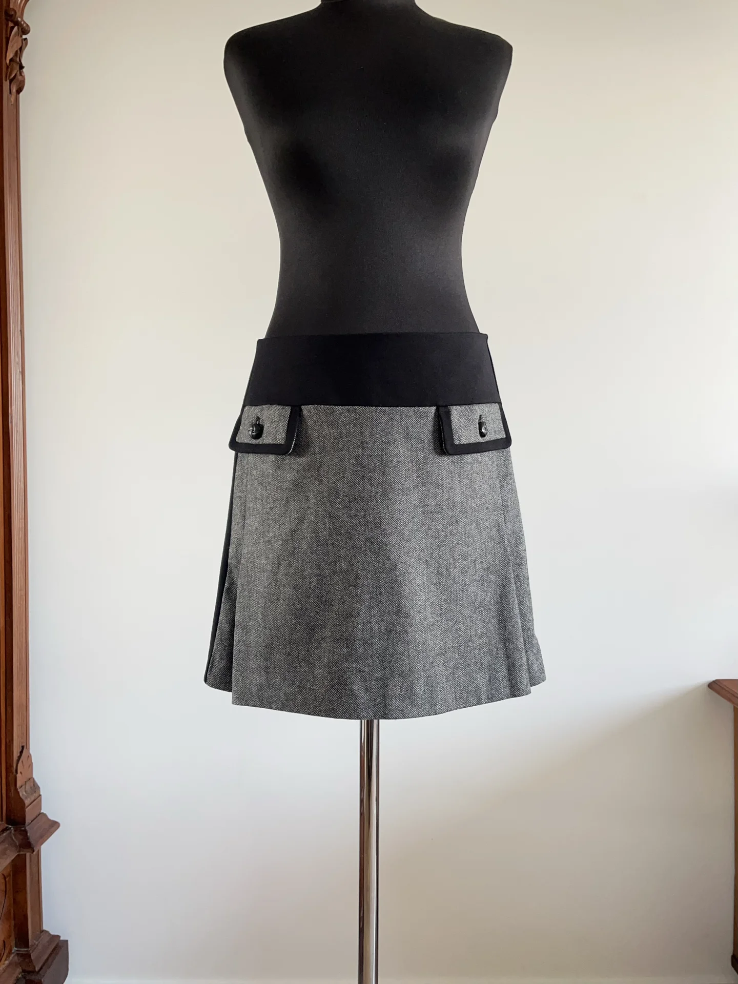Юбка мини Mexx Laura Ashley type офисный стиль - изображение 1