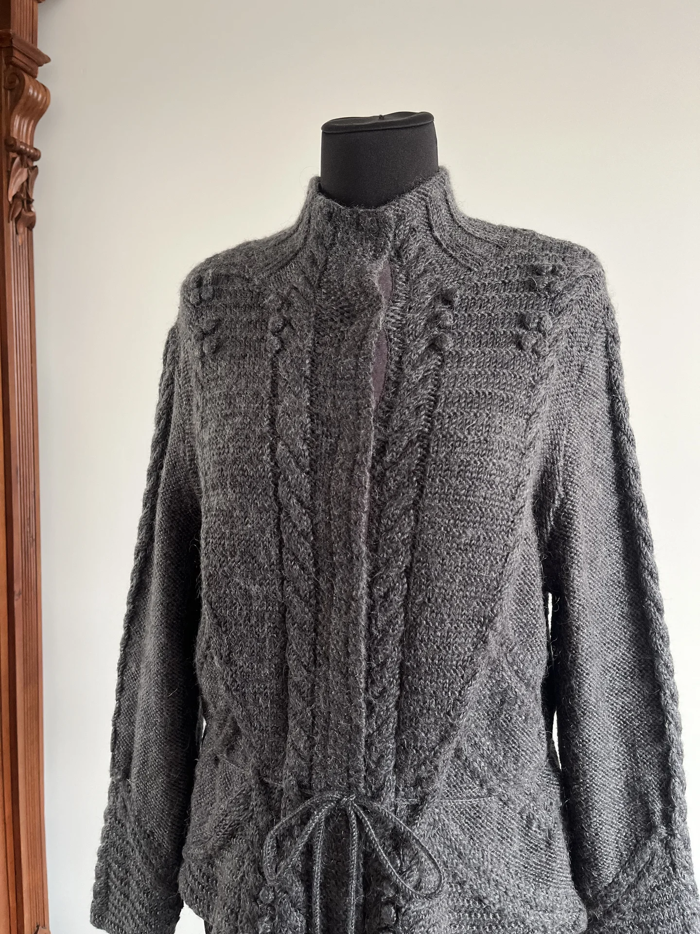 Авангардный вязаный кардиган Ermanno Scervino type - миниатюра 2
