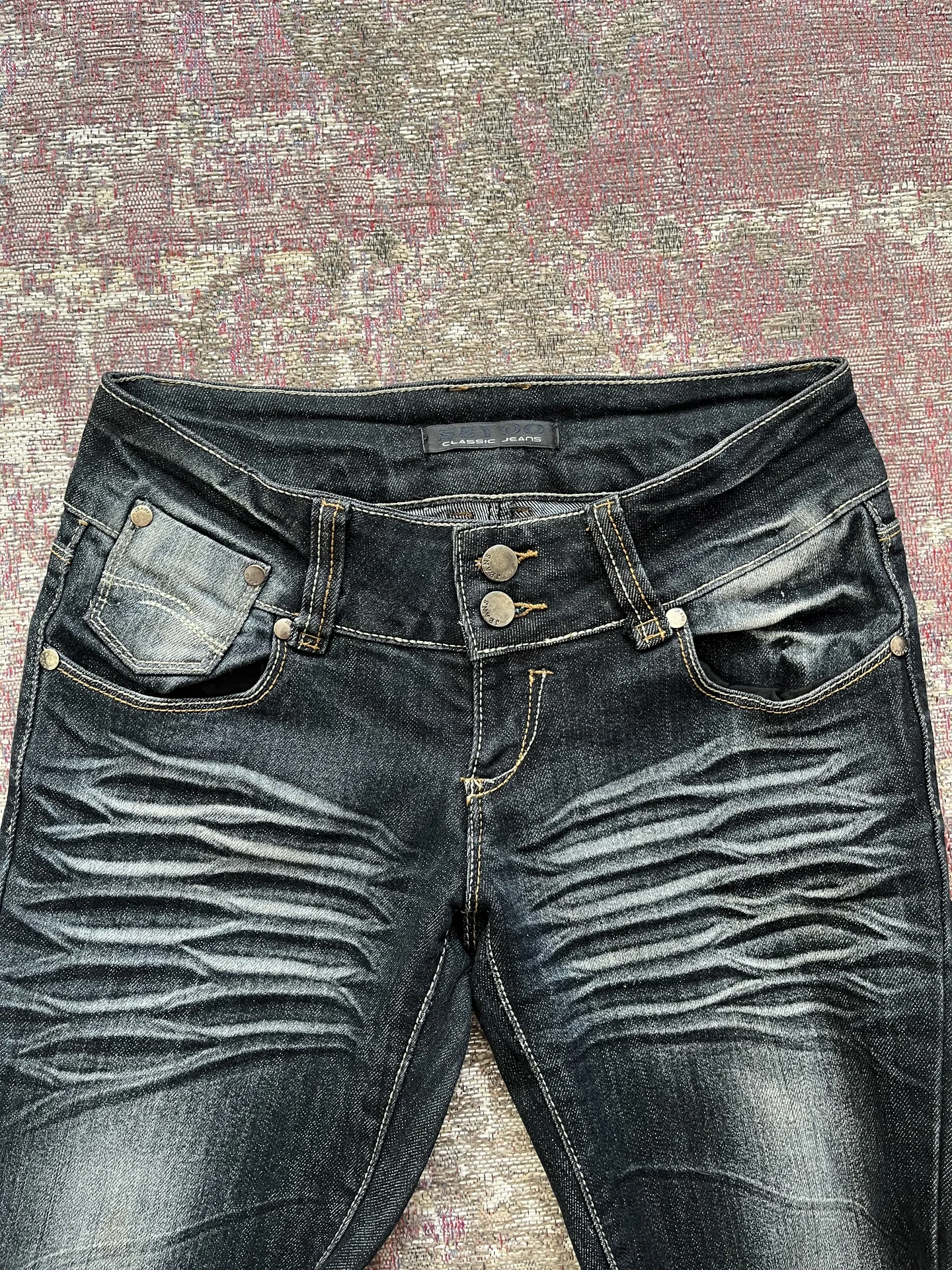 Винтажные джинсы slim washed up L.G.B. type - миниатюра 4