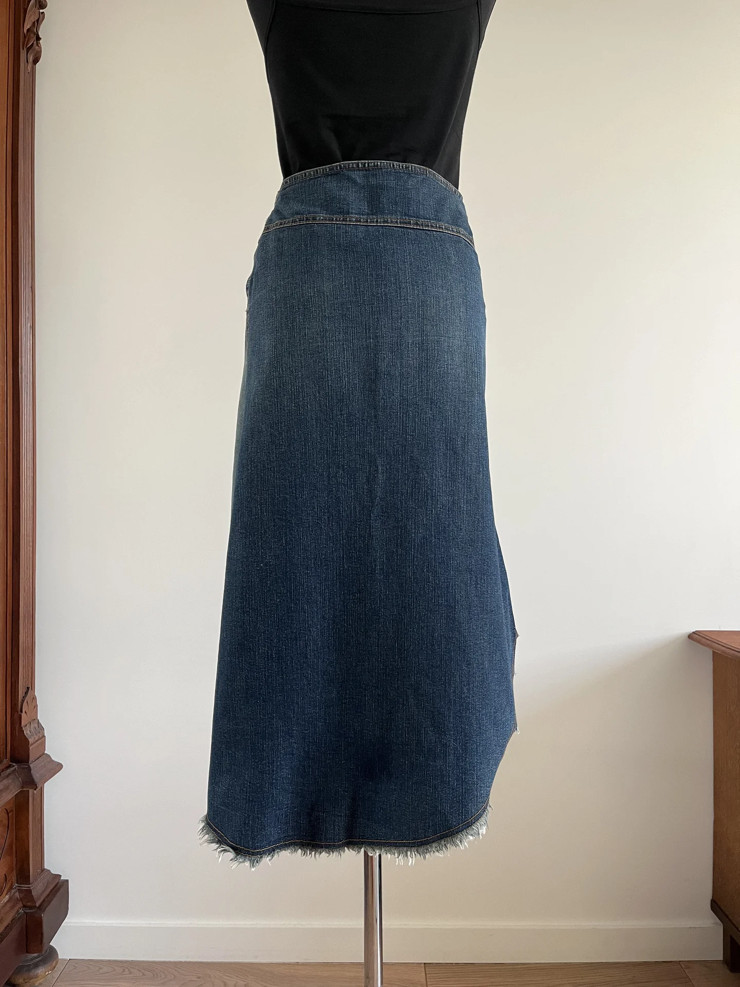 Винтажная асимметричная юбка Junya Watanabe type - миниатюра 3