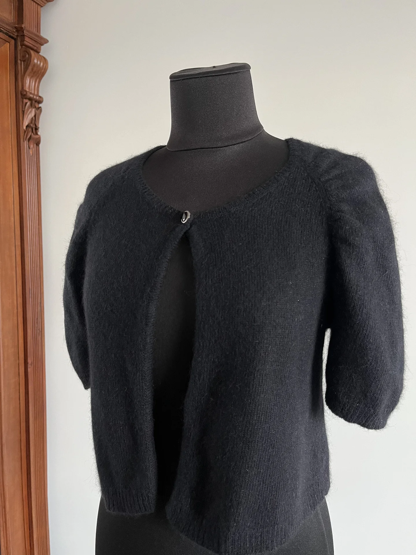 Пушистый укороченный кардиган Max Mara type - миниатюра 2