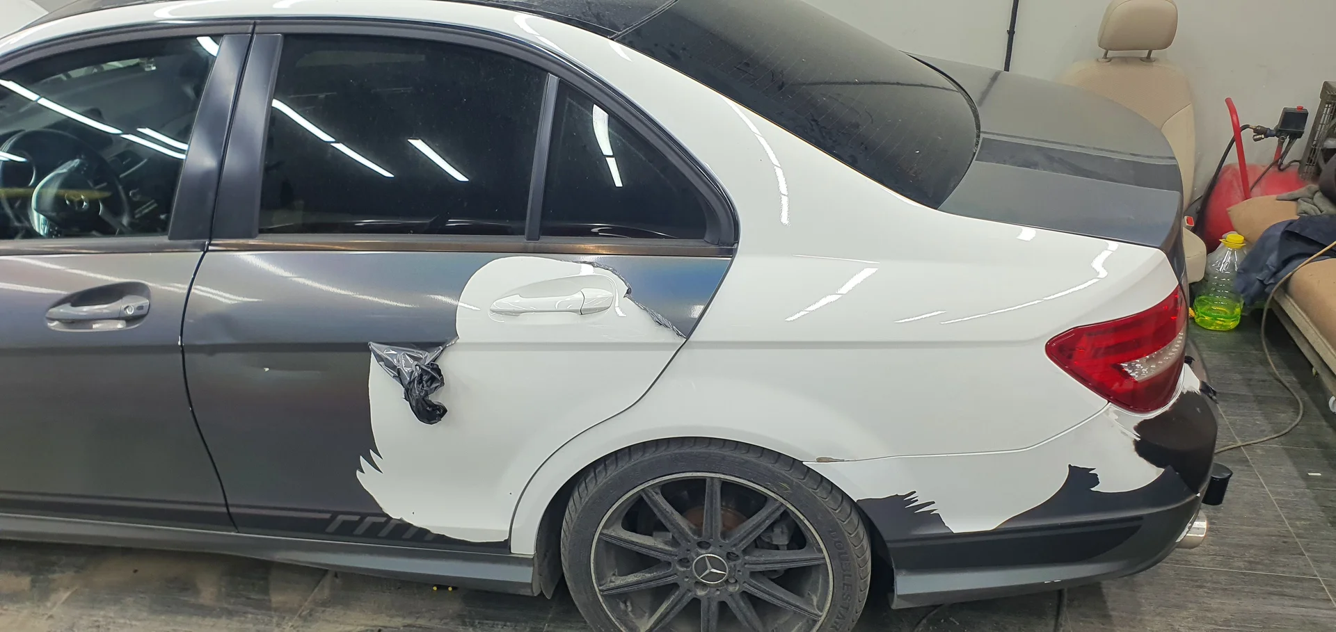 Демонтаж пленки с кузова авто - миниатюра 4