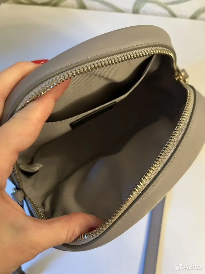 Сумка Furla Италия, натуральная кожа. Grey - миниатюра 5