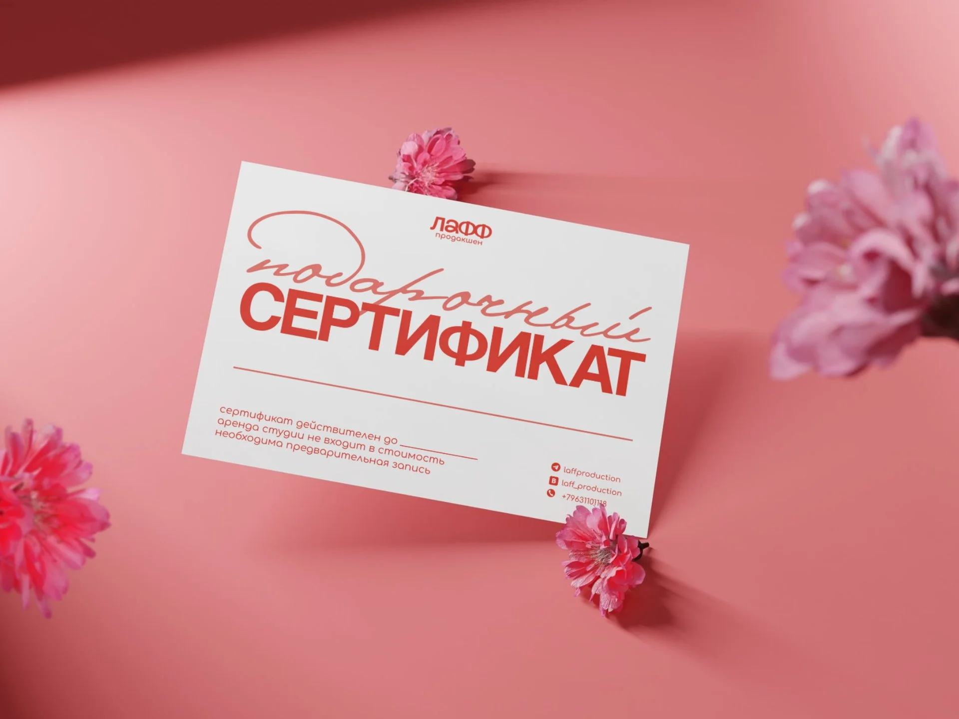 Сертификат на съёмку / Фотосессия в подарок - изображение 1