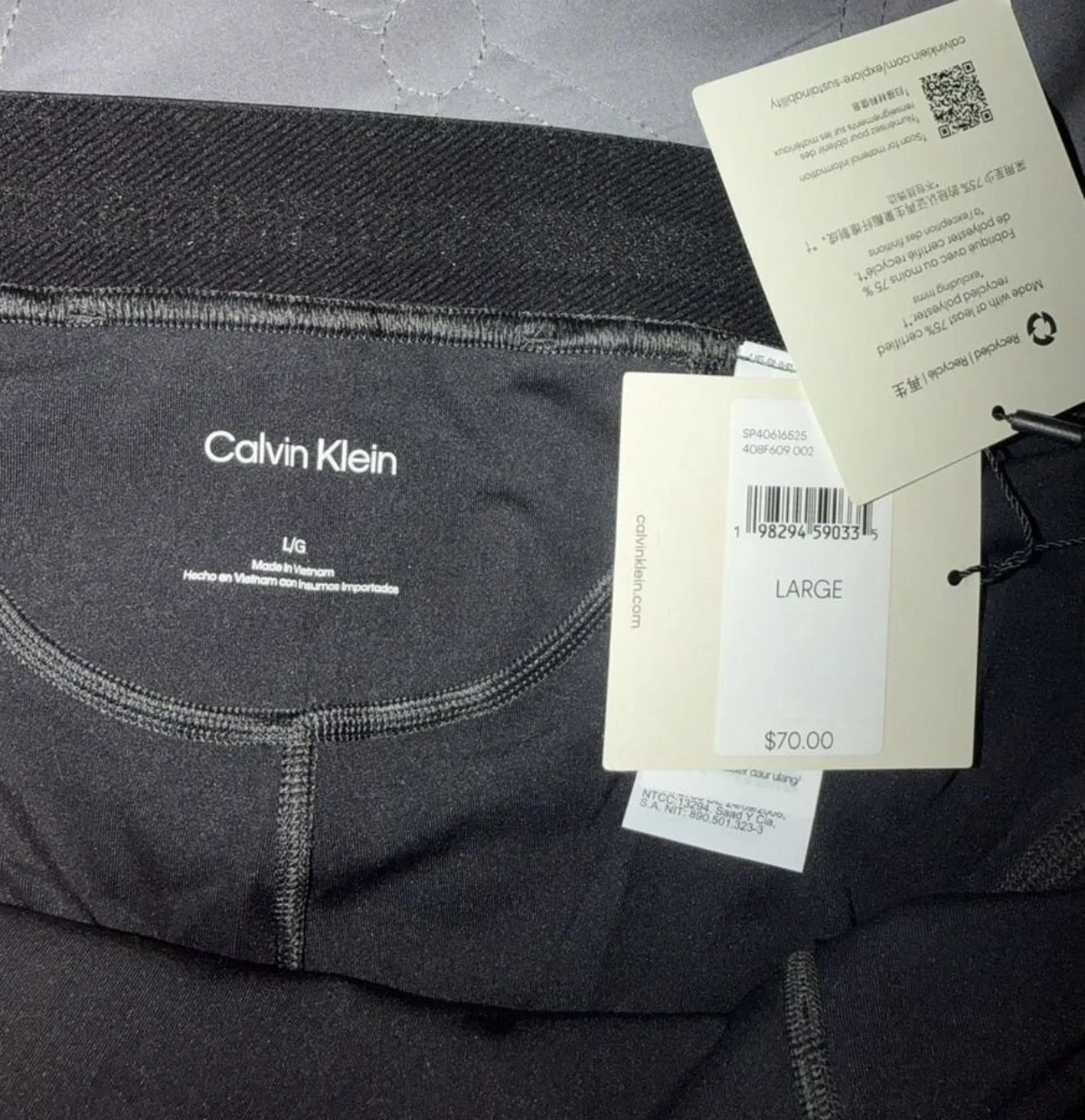 Лосины леггинсы Calvin Klein оригинал L новые - миниатюра 5