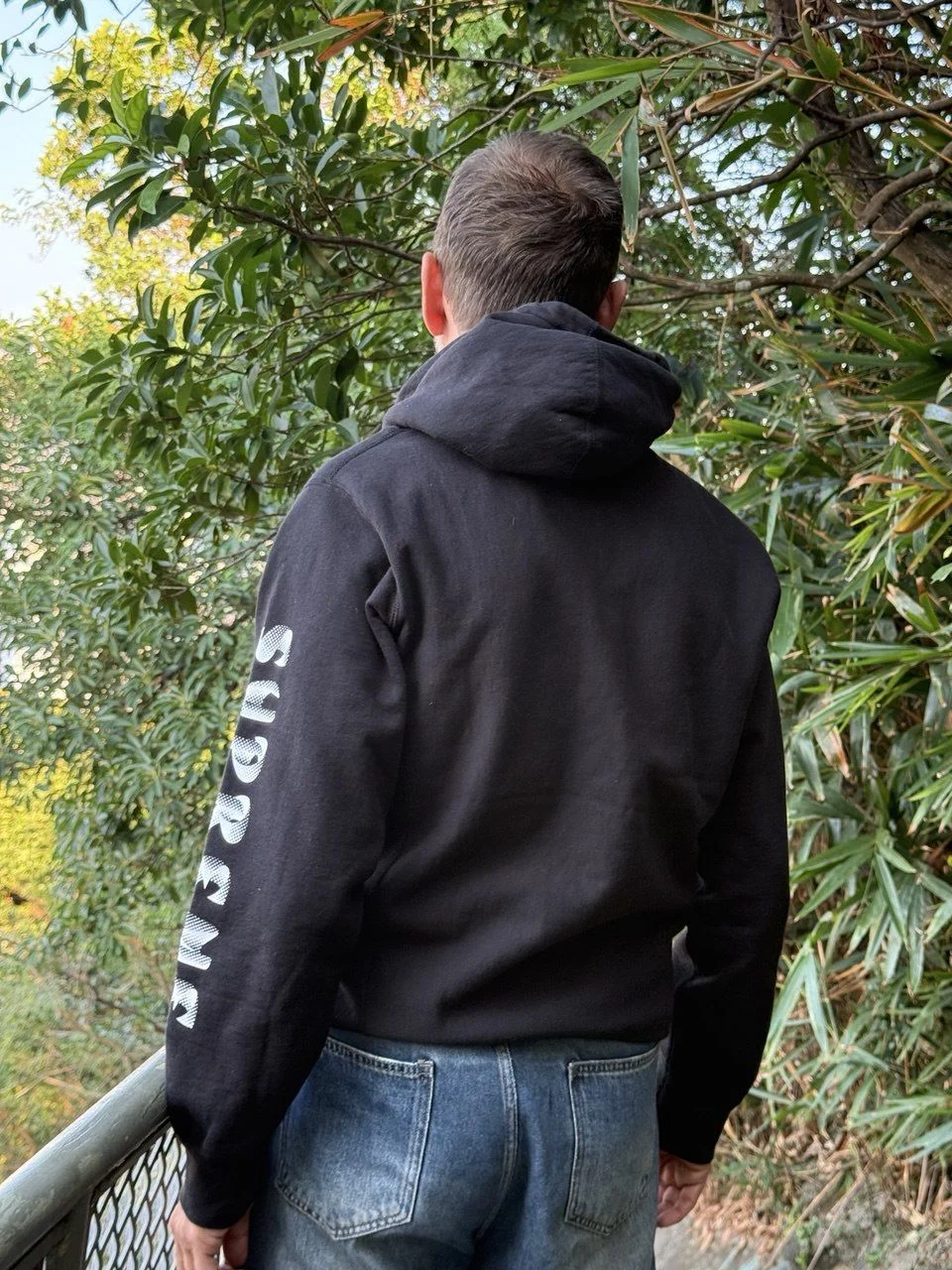 Худи Supreme Sleeve Logo (Оригинал) - миниатюра 4