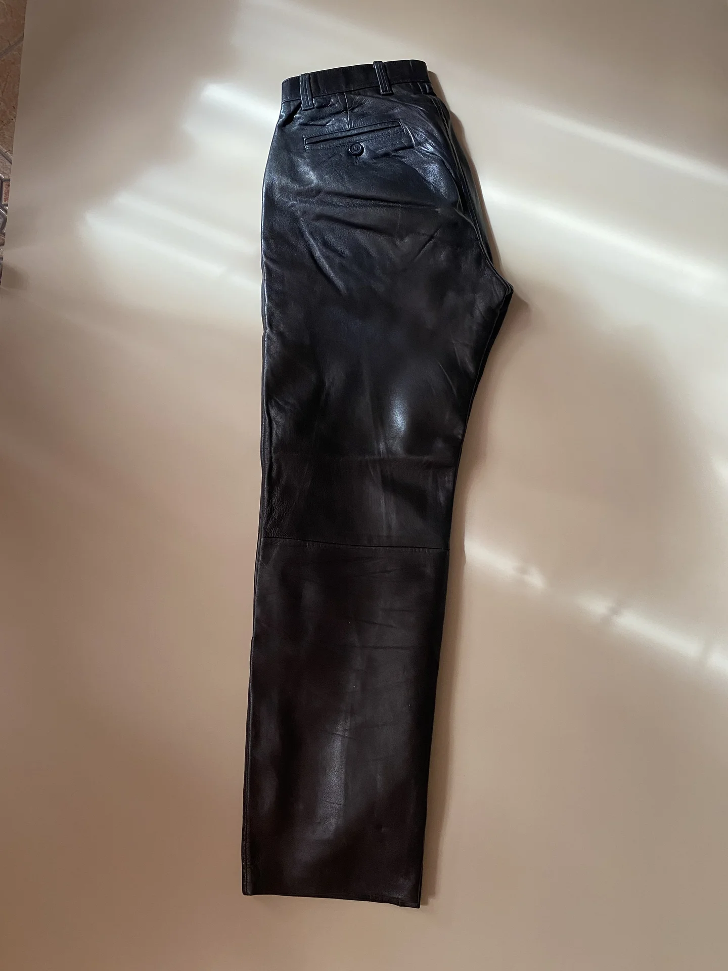 Кожаные брюки Lagerfeld Homme 50 р оригинал - миниатюра 2