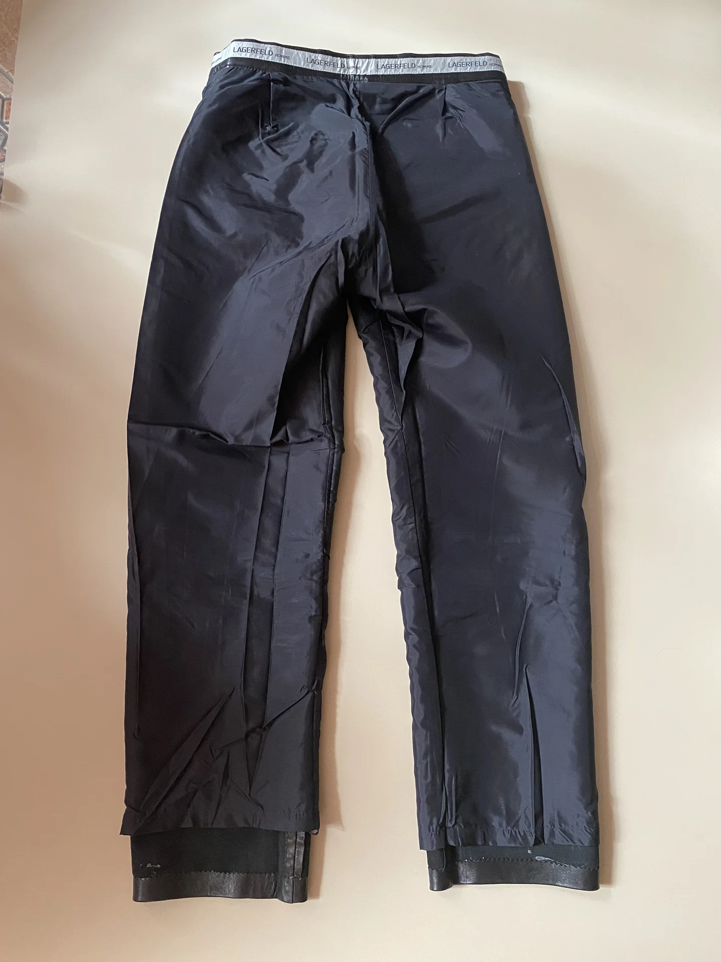 Кожаные брюки Lagerfeld Homme 50 р оригинал - миниатюра 4