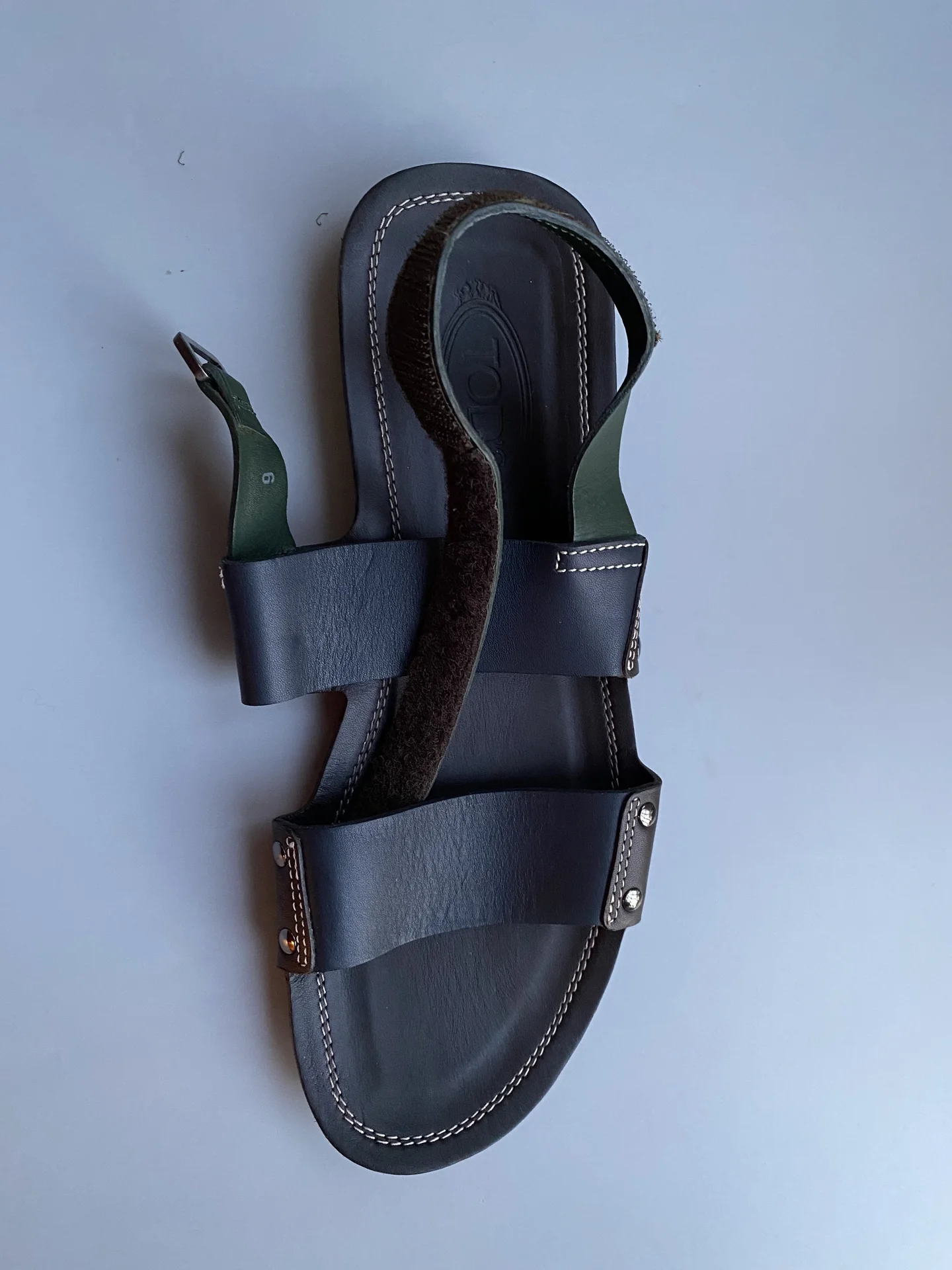 Сандалии Tod’s 43 р оригинал кожа - миниатюра 8