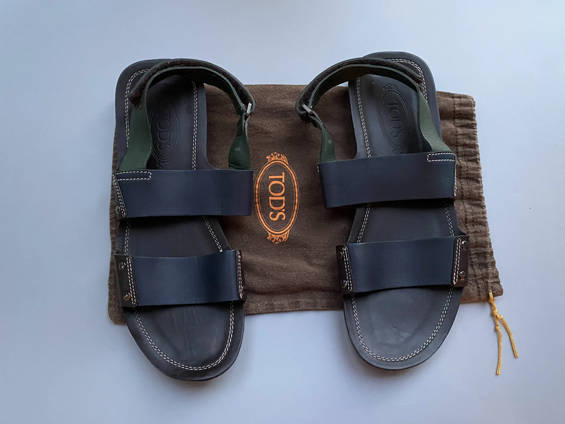 Сандалии Tod’s 43 р оригинал кожа - миниатюра 9